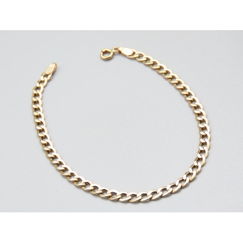 249 - 9 Carat Yellow Gold Ladies Bracelet Articulated Form 18cm Long