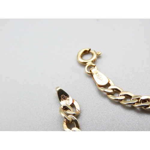 249 - 9 Carat Yellow Gold Ladies Bracelet Articulated Form 18cm Long