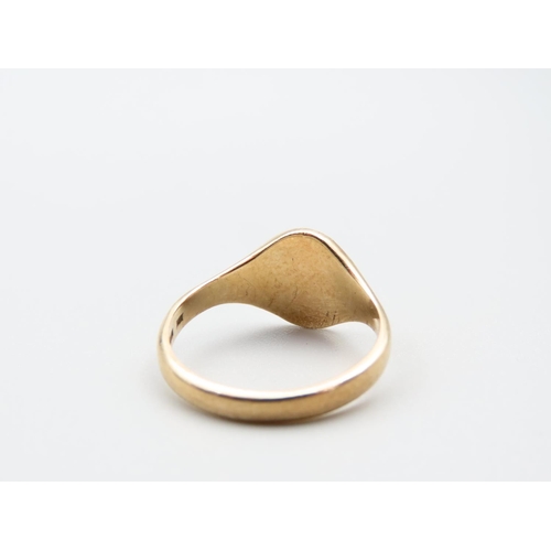 259 - Signet Ring 9 Carat Yellow Gold Ring Size P