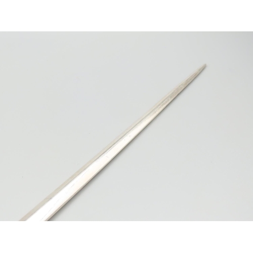 306 - Silver Meat Skewer 29cm Long