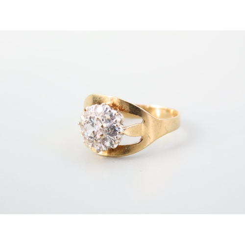 354 - Centre Stone Ring Gemset Mounted on 9 Carat Yellow Gold Band Ring Size N