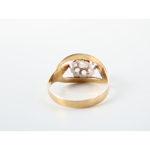 354 - Centre Stone Ring Gemset Mounted on 9 Carat Yellow Gold Band Ring Size N