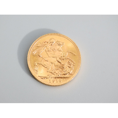 389 - Full Gold Sovereign Dated 1915