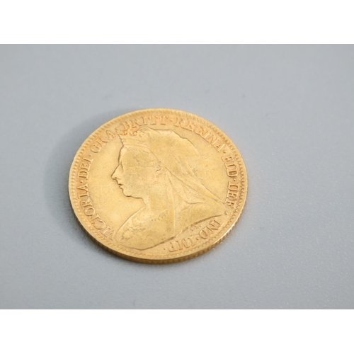 392 - Half Sovereign Dated 1895