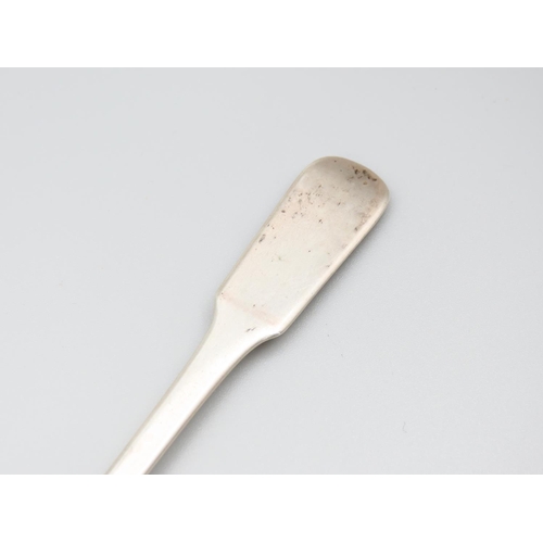 397 - Hong Kong Silver Ice Cream Spoon Fiddle English Pattern 25cm Long