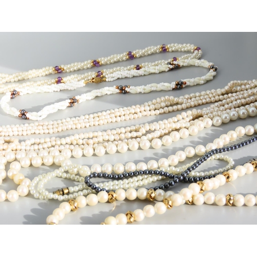 449 - Various Vintage Pearl Set Jewellery Quantity As Photographed