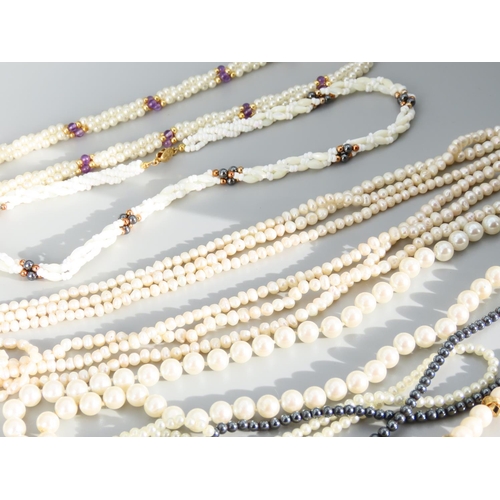 449 - Various Vintage Pearl Set Jewellery Quantity As Photographed