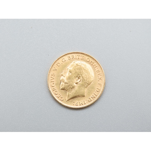 45 - Gold Half Sovereign Dated 1912