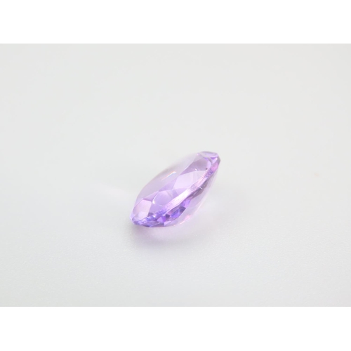 456 - 4.65 Carat Amethyst of Light Purple Hue Oval Mix Cut Certificate Present