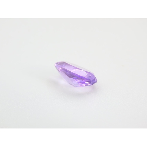 456 - 4.65 Carat Amethyst of Light Purple Hue Oval Mix Cut Certificate Present