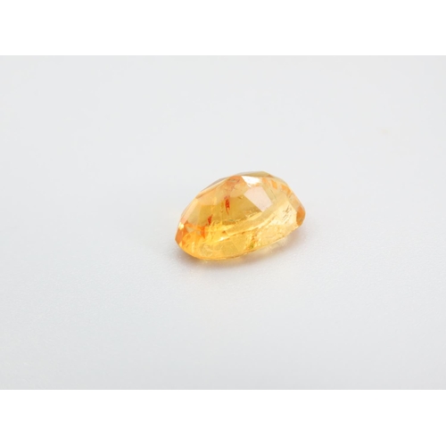 458 - Yellow Sapphire Oval Mixed Cut 20.19 Carat Certificate Present