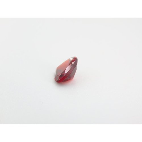 459 - Red Pear Cut Garnet 3.04 Carat Certificate Present