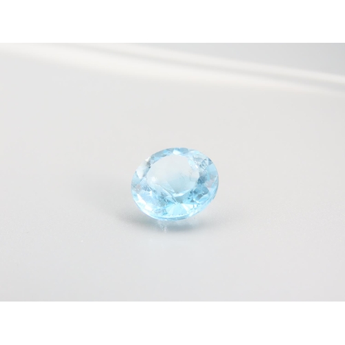 460 - Natural Blue Topaz Gemstone 10.04 Carat Round Brilliant Cut