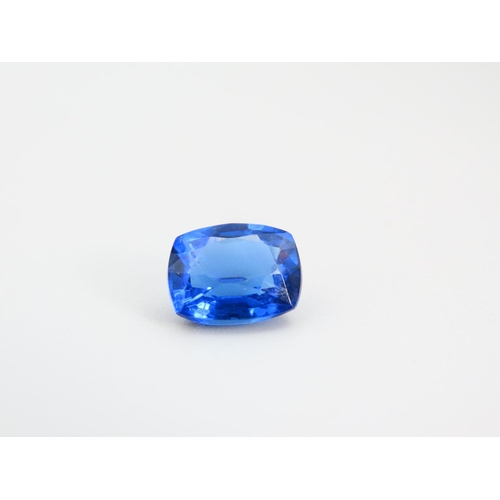 461 - Cushion Cut Blue Sapphire 8.75 Carat Certificate Present Heat Treated