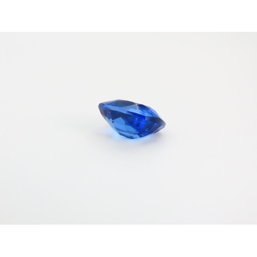 461 - Cushion Cut Blue Sapphire 8.75 Carat Certificate Present Heat Treated