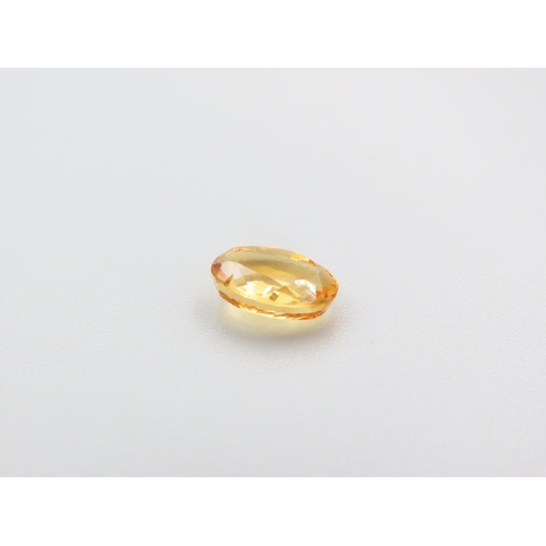 467 - Yellow Citrine Gemstone Oval Mixed Cut 2.2 Carat