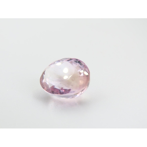 468 - Natural Ametrine Gemstone Oval Cut 15.3 Carat Light Purple Hue Throughout Certificate Present