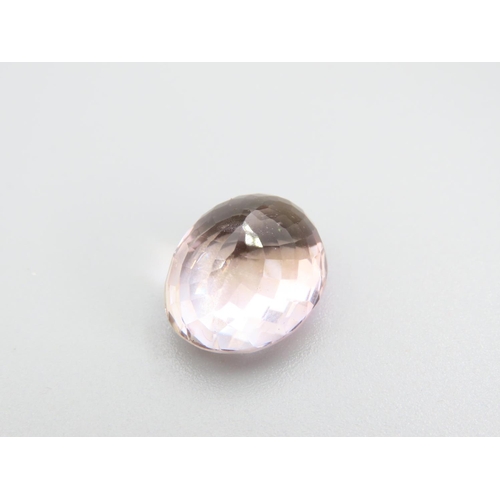 468 - Natural Ametrine Gemstone Oval Cut 15.3 Carat Light Purple Hue Throughout Certificate Present