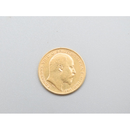 47 - Gold Half Sovereign Dated 1904