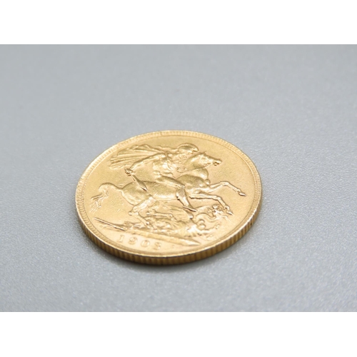 48 - Full Gold Sovereign Dated 1903