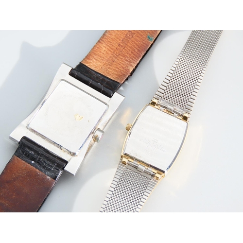 485 - Two Gentleman's Wristwatches One Gold Filled by Accurist Date Aperture Quartz Movement