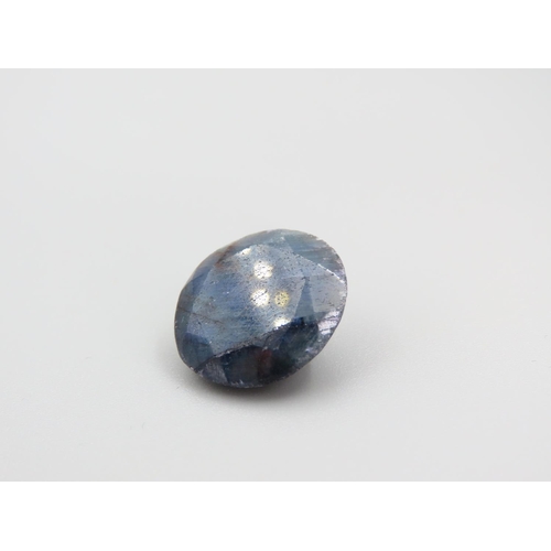 491 - Round Brilliant Cut Natural Blue Sapphire 27.14 Carat Certificate Present Heat Treated etc