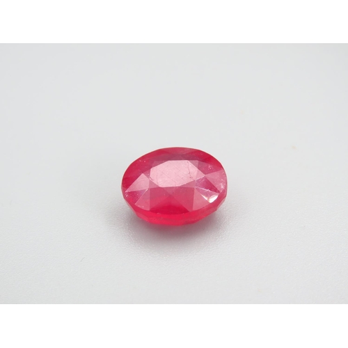 492 - Oval Mixed Cut Ruby 11.81 Carat Heat Treated Filled