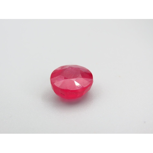 492 - Oval Mixed Cut Ruby 11.81 Carat Heat Treated Filled