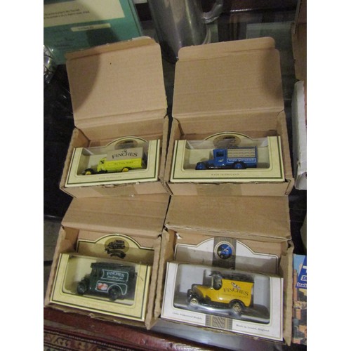 1788 - Complete Set of Nine Collectable Metal Toy Delivery Trucks Contained within Original Packing and Cas... 