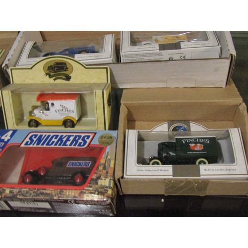 1788 - Complete Set of Nine Collectable Metal Toy Delivery Trucks Contained within Original Packing and Cas... 