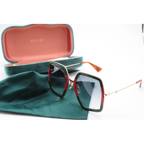 Gucci Ladies Sunglasses with Original Presentation Box and Receipt Papers etc Good Original Condition