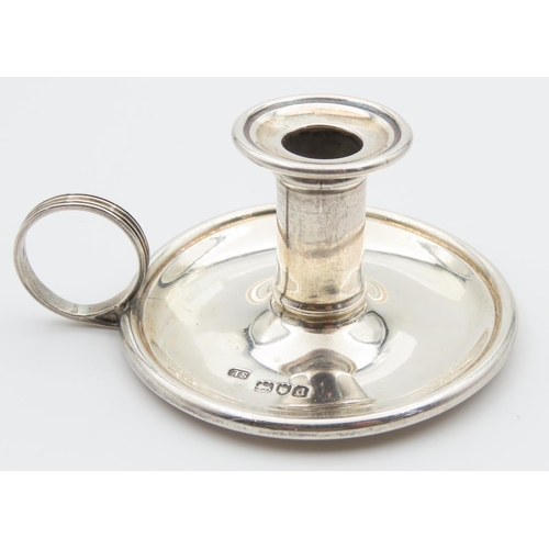 1095 - Silver Candle Rest with Finger Well 6.5cm Diameter 4cm High