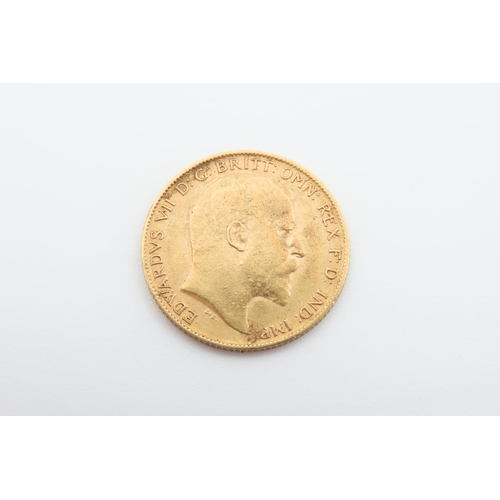 1262 - Gold Half Sovereign Dated 1902