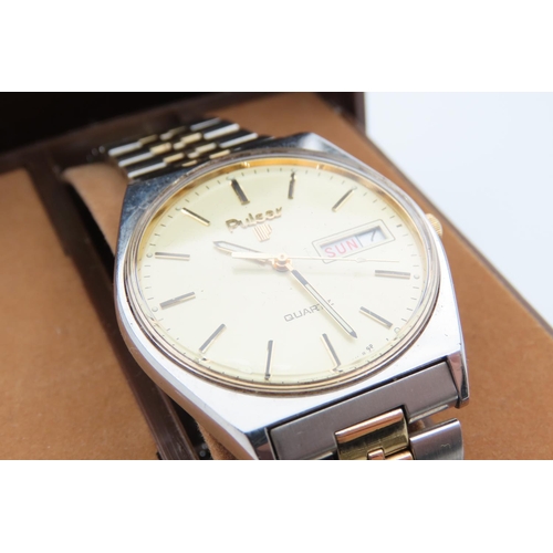 1273 - Two Seiko Gents Watches, Gold Filled Pulsar Quartz Watch Contained within Original Box and Vintage W... 