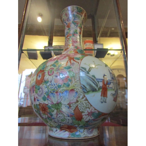 140 - Antique Oriental Vase Approximately 20 Inches High