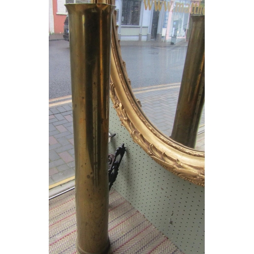 148 - Brass Artillery Shell Now Converted for use as Stick and Umbrella Stand Approximately 28 Inches High