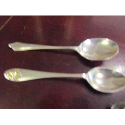 171 - Silver Condiment Spoon and Two Other Silver Teaspoons