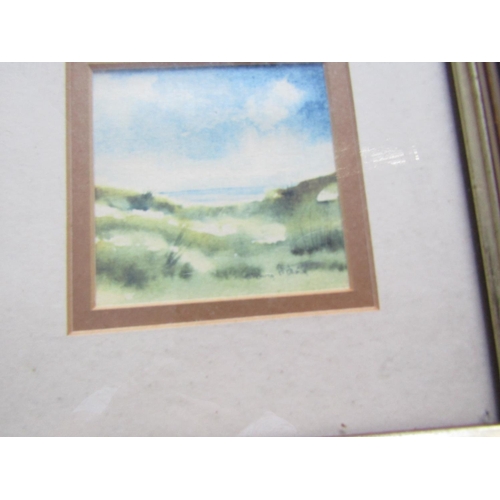 224 - Mary Pickering Pair of Watercolours Landscapes Each Approximately 5 Inches Square Signed