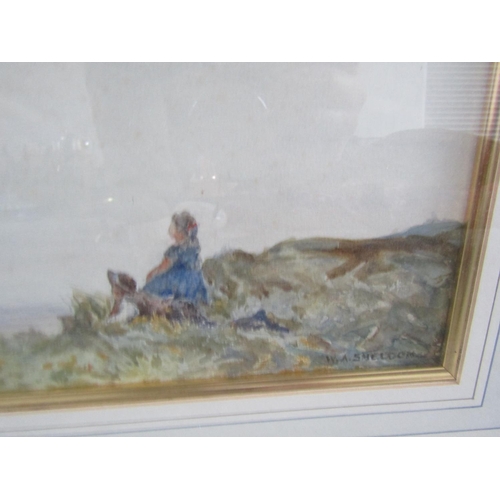 226 - William A Sheldon Towards Howth Head Watercolour Signed Approximately 12 Inches High x 16 Inches Wid... 