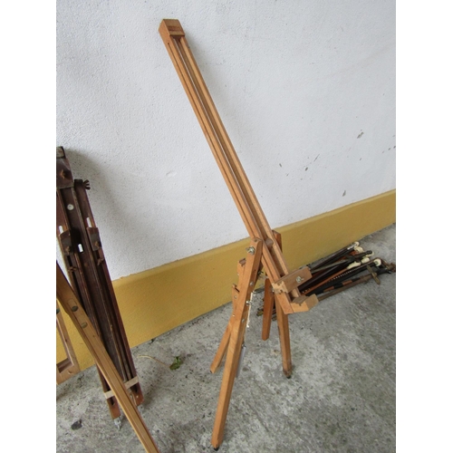 316 - Three Artist Easels Including Edwardian Example