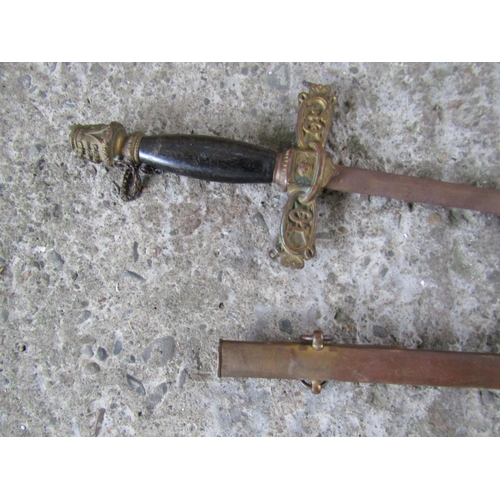 318 - Ceremonial Sword Scabbard