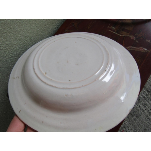 342 - Old Delft Charger Approximately 9 Inches Diameter