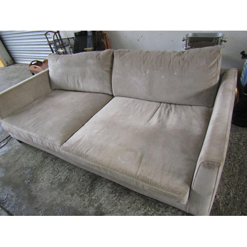 36 - Large Designer Settee 6ft 6 Inches Wide Approximately with Various Cushions