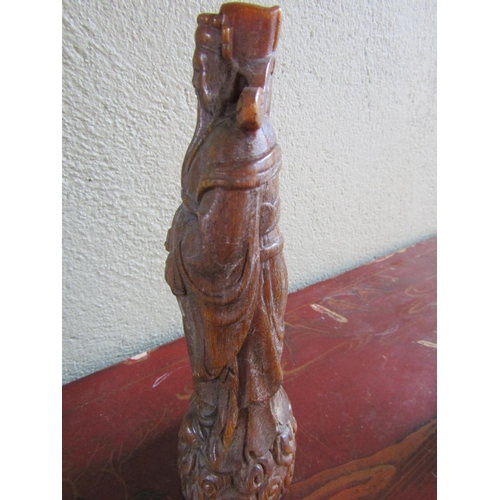 367 - Eastern Figure of Wise Man with Beard and Robes Approximately 9 Inches High