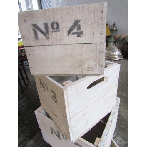 38 - Set of Four Graduated Garden Boxes