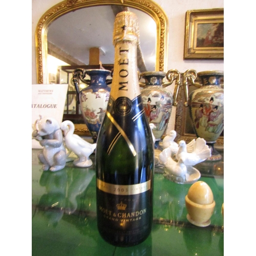Moet and Chandon 2003 Grand Vintage Bottle of Champagne