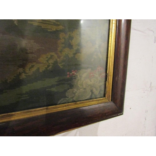 67 - Large Regency Needlepoint Panel Falconer Contained within Original Rosewood Gilt Lined Frame Approxi... 