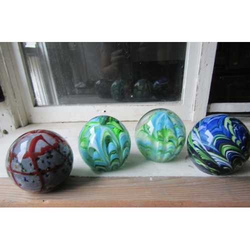 92 - Four French Crystal Paperweights