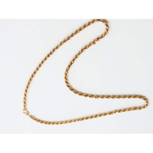 1135 - 9 Carat Yellow Gold Necklace 44cm Long