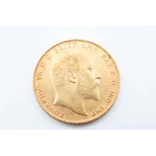 1 - Full Gold Sovereign Dated 1910